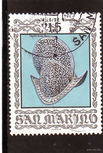 Сан-Марино.Ми-1061.Историческое оружие и доспехи.1974.