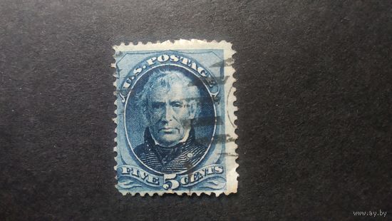 США \а24\ 1879. Персоналии. Президент США \Sc185\бумага мягкая\soft paper\