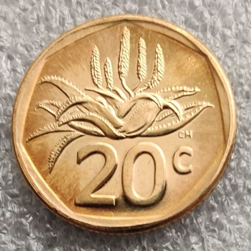 ЮАР 20 центов  2024 г.