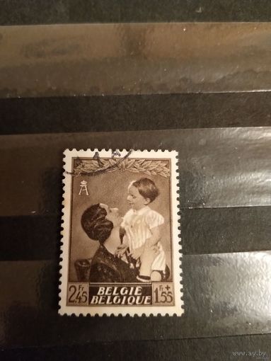 1937 Бельгия мих 450 концовка королева с принцем оценка 7 евро (3-1)