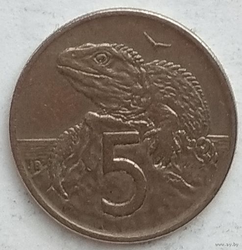 Новая Зеландия 5 центов 2000 г.