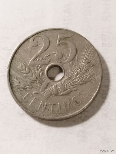 Испания 25 сентим 1927