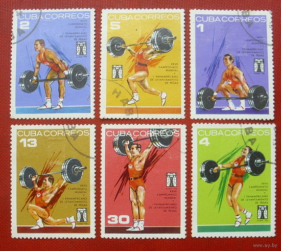 Куба. Спорт. ( 6 марок ) 1973 года. 11-15.
