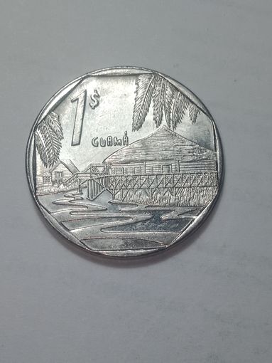 Куба 1 песо 1998 года .