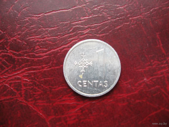 1 цент 1991 года Литва
