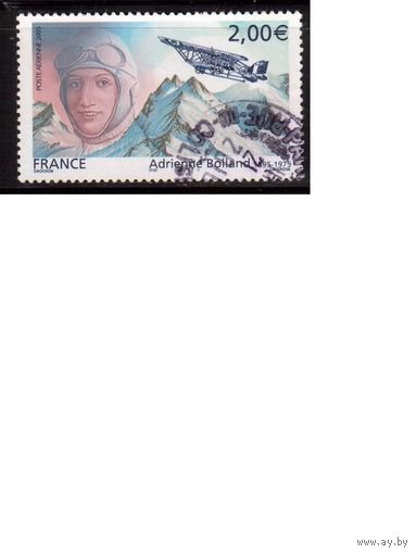 Франция-2005 (Мих.3997) , гаш.,  Авиация, Самолеты, Летчики