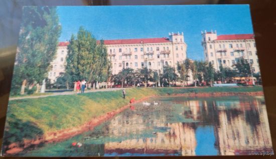 1970 год Астрахань Лебединое озеро