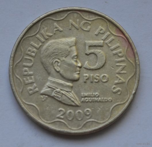 Филиппины, 5 писо 2009 г.