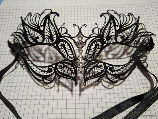 Маска венецианская карнавальная , ручной работы бренда Luna Veneziana,