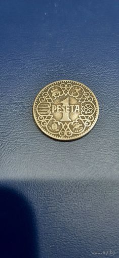 Испания 1 песета 1944