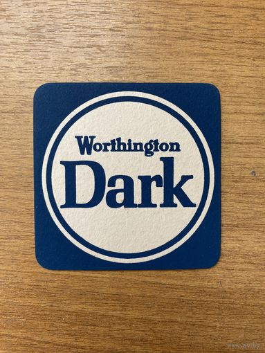 Подставка под пиво Worthington's Dark /Великобритания/ No 2