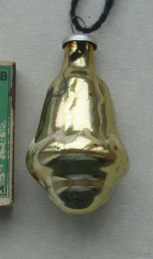 Ёлочная игрушка. Колокольчик. Э-37.