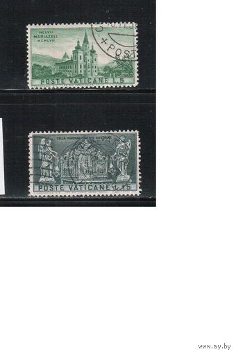 Ватикан-1957,(Мих.276-277)    гаш. , Религия, Церковь