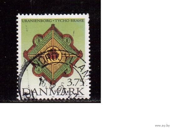 Дания-1995, (Мих.1110) гаш., Астрономия