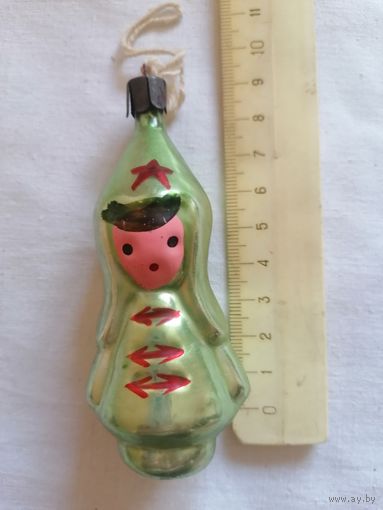 Ёлочная игрушка БУДЕНОВЕЦ СССР 0083