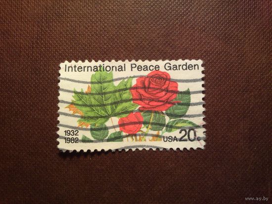 США 1982 г .Международный сад мира, 1932-1982 гг./3а/