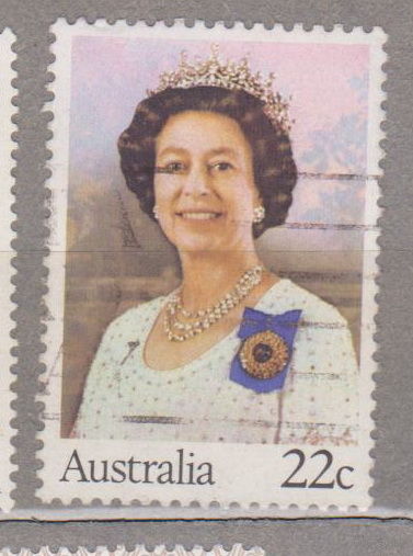 Королева Елизавета II Известные люди Личности Австралия 1980 год лот  10