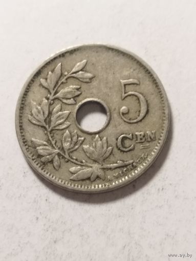 Бельгия 5 сентим 1910