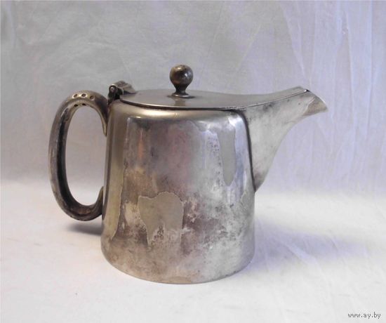 Антикварный Кофейник Чайник Заварник PHILIP ASHBERRY Серебрение Англия Шеффилд "Пионер EPNS" 19-й век