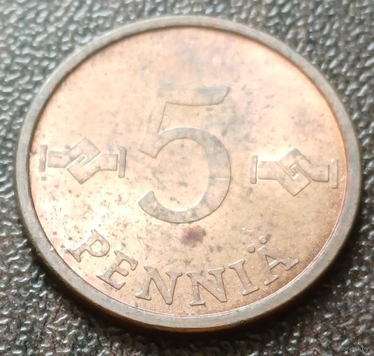 Финляндия 5 пенни, 1971    ( 1-2-7 )