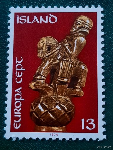 Исландия 1974. Шахматная фигура.