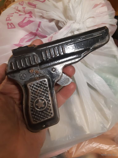 Пистолет детский под пистоны, рабочий.