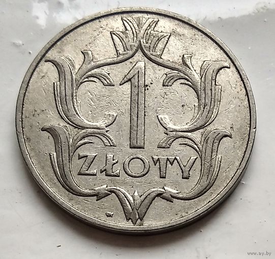 Польша 1 злотый, 1929  2-3-1