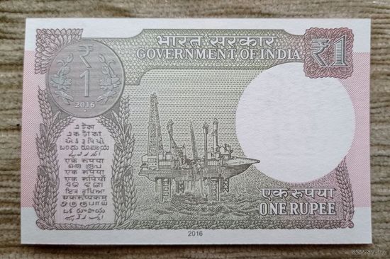 Werty71 Индия 1 рупия 2016 UNC банкнота