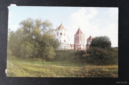 Мирский Замок. Белоруссия. Гродненская область. Виды городов. Пейзажи. Чистая #0227-V2P114