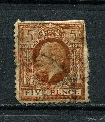 Великобритания - 1934/1936 - Король Георг V 5P - [Mi.182x] - 1 марка. Гашеная.  (Лот 73BY)