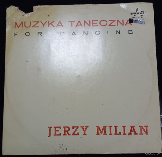 Jerzy Milian – Muzyka Taneczna / For Dancing