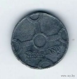 РЕЙХСКОМИССАРИАТ НИДЕРЛАНДЫ 1 ЦЕНТ 1943. ЦИНК