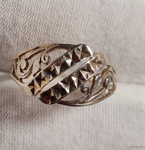 Кольцо перстень серебро 925, С РУБЛЯ! МНОГО ЛОТОВ С РУБЛЯ! лот#15