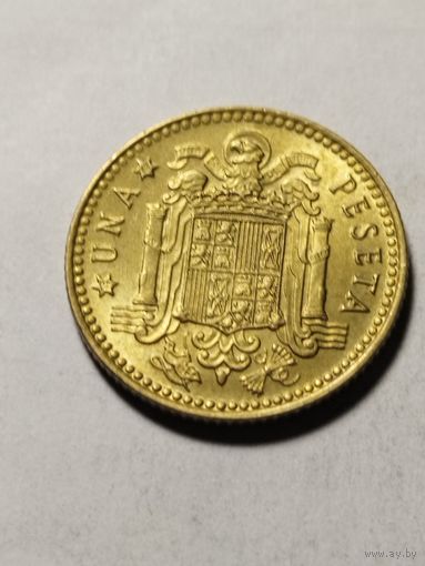 Испания 1 песета 1975(77)