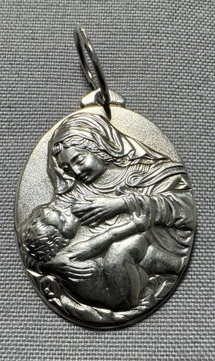 Образок серебряный. 925 пробы. 37