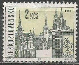 Чехословакия. Город Брно. 1965г. Mi#1580.