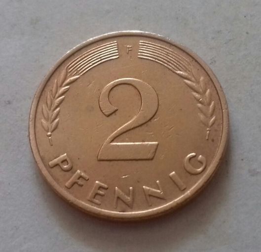 2 пфеннига, Германия 1962 F