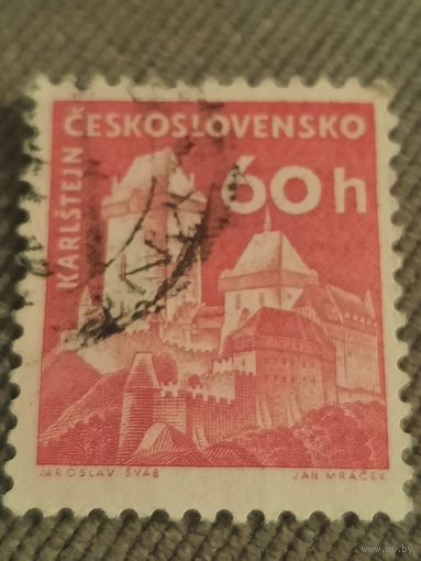 Чехословакия. Архитектура. Замок Karlstejn