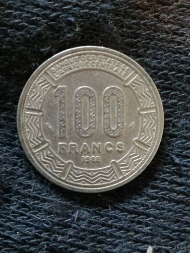 Чад 100 франков 1988 год, KM# 13