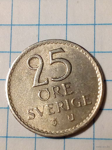 25 эре Швеция 1970 год
