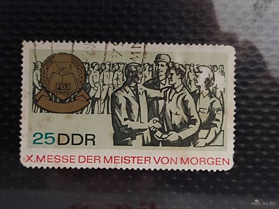 Марка. Германия 1974г. X.MESSE DER MEISTER VON VORGEN.X.ЯРМАРКА МАСТЕРОВ ВОРГЕНА