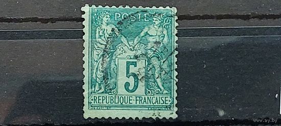 РАСПРОДАЖА ФРАНЦИЯ 1876г. Тип 2. Гаш.