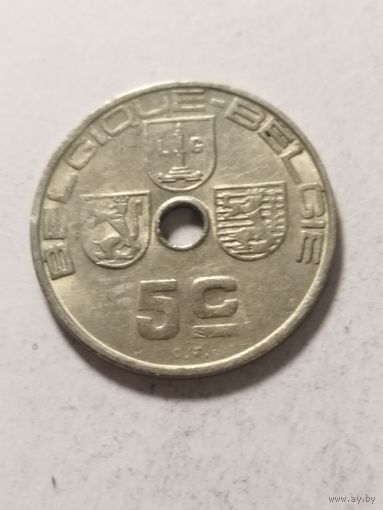 Бельгия 5 сентим 1938