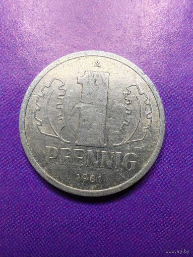 Германия ГДР 1 пфеннинг 1981 А