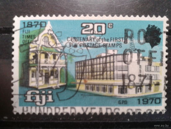 Фиджи, колония Англии, 1970. 100 лет почтовой марке Фиджи