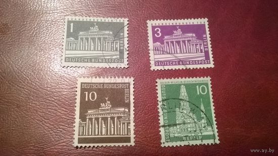 Марка Виды города 1956 (1963, 1966) год Берлин (Германия)