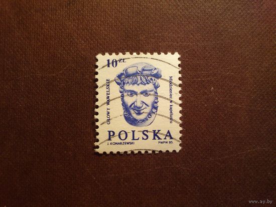 Польша 1985 г .Резные Вавельские головы./07а/