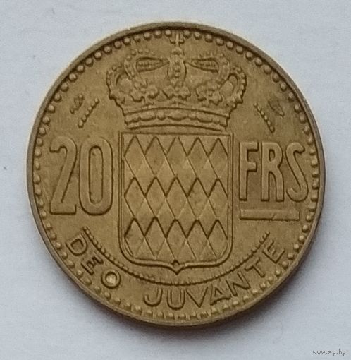 Монако 20 франков 1950 г.