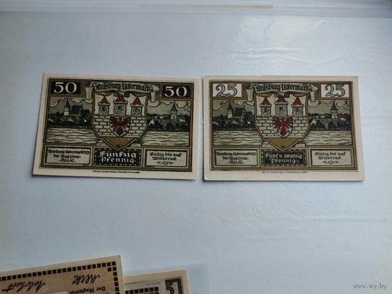 25 50 пфенниги 1921 Strasburg
