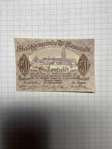 50 геллеров (нотгельды) Австрия.-2212-4